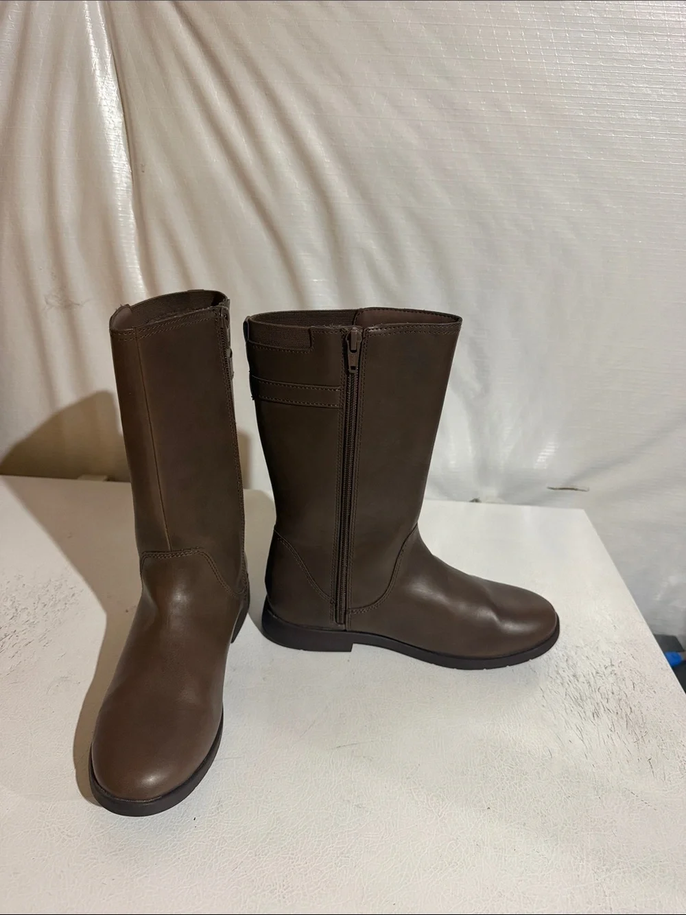 Stride Rite Brown Tall Kids Riding Boots